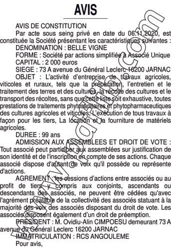 Contenu publication