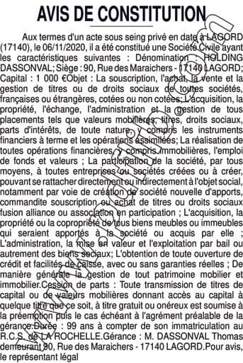 Contenu publication