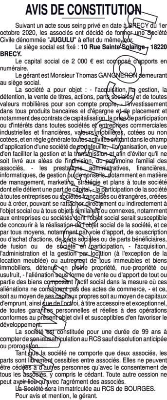 Contenu publication