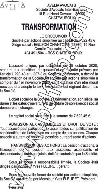 Contenu publication