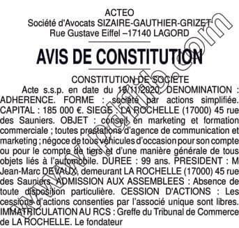 Contenu publication