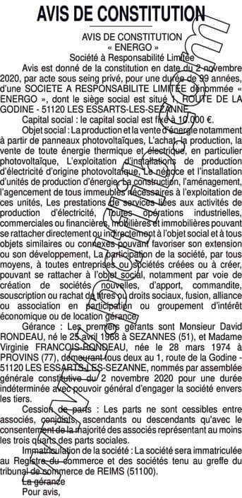 Contenu publication