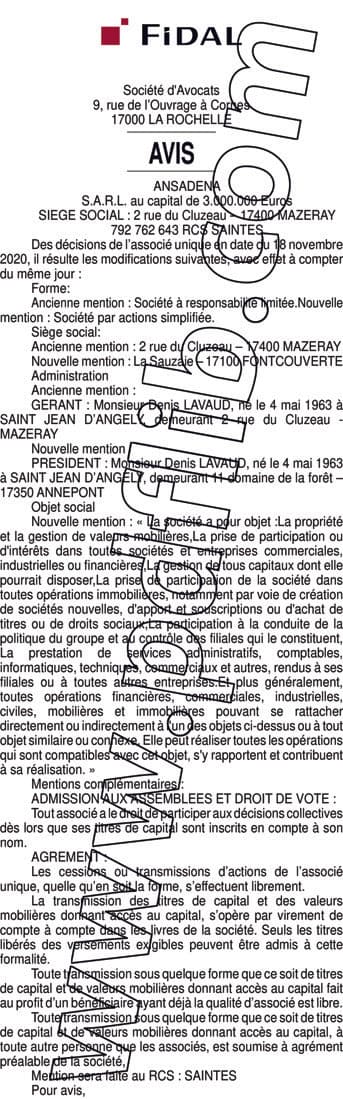 Contenu publication