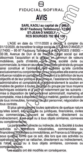 Contenu publication