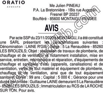 Contenu publication