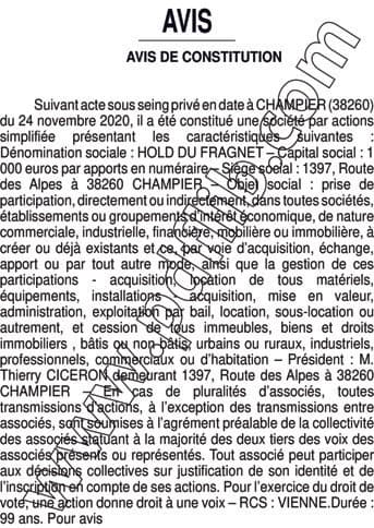Contenu publication