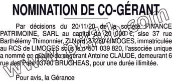 Contenu publication