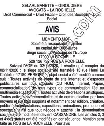 Contenu publication