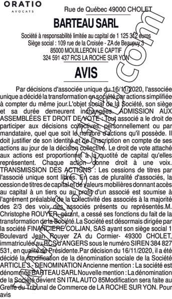 Contenu publication