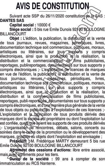 Contenu publication