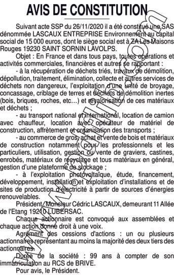 Contenu publication
