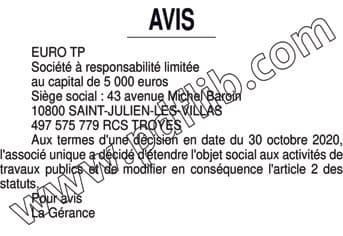 Contenu publication