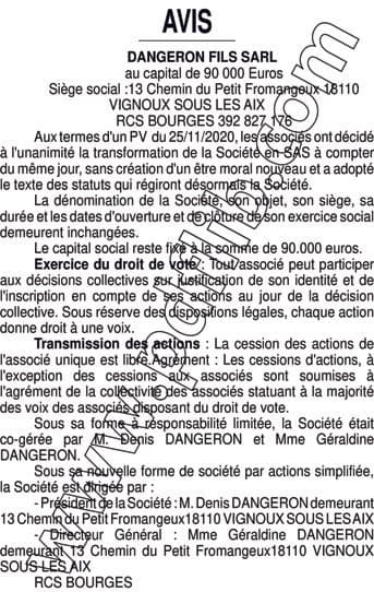 Contenu publication