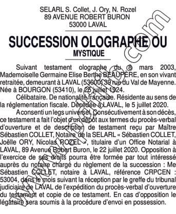 Contenu publication