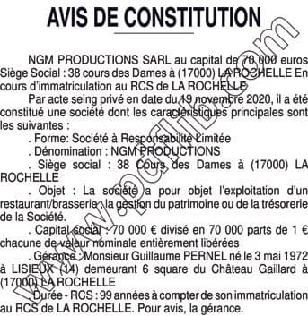 Contenu publication