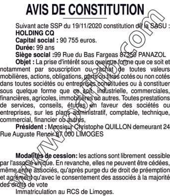 Contenu publication
