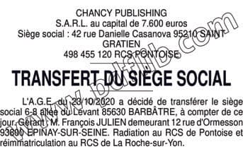 Contenu publication