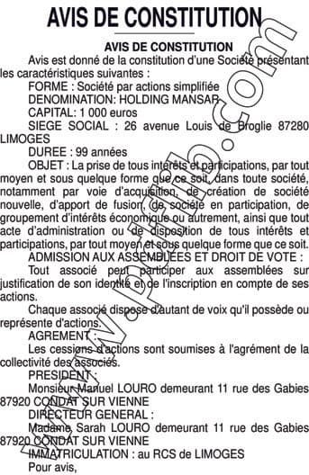 Contenu publication