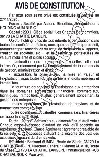 Contenu publication