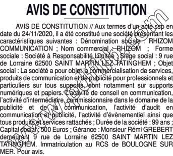 Contenu publication