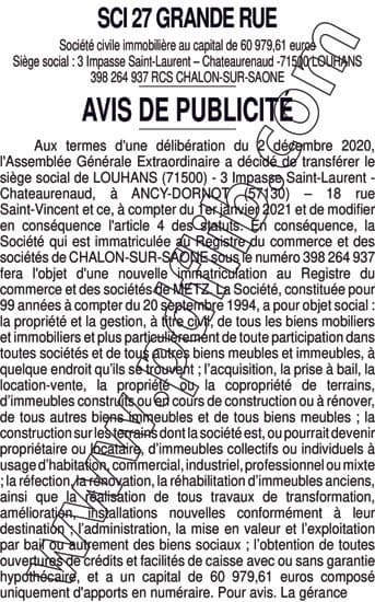 Contenu publication