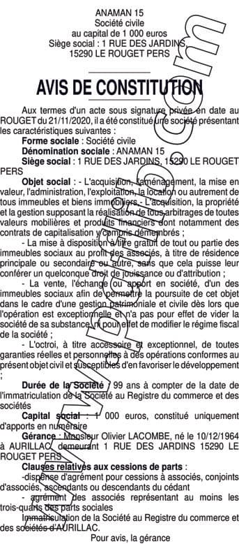 Contenu publication