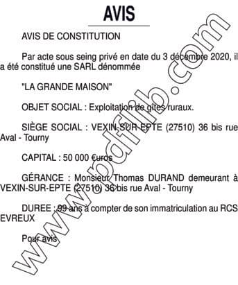 Contenu publication