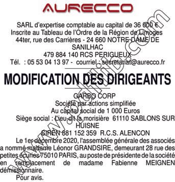 Contenu publication