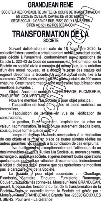 Contenu publication