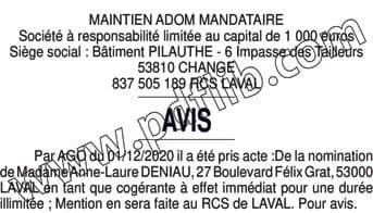 Contenu publication