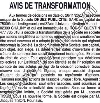 Contenu publication