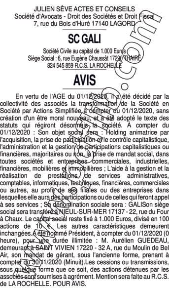 Contenu publication