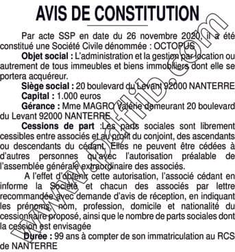 Contenu publication
