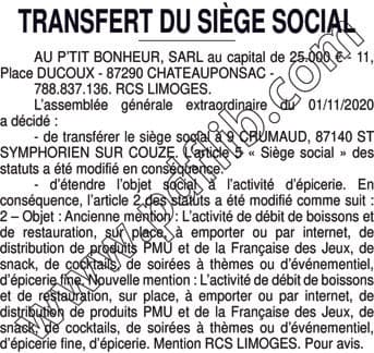 Contenu publication