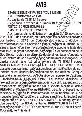 Contenu publication