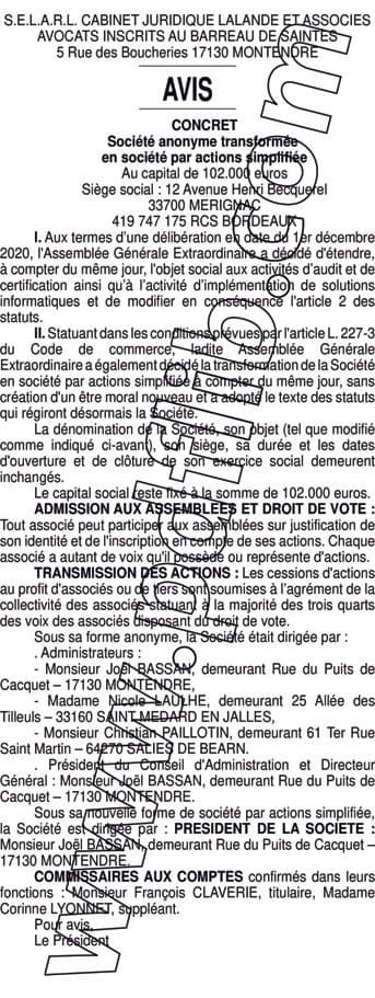 Contenu publication