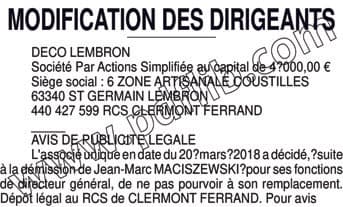 Contenu publication