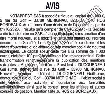 Contenu publication