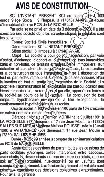 Contenu publication