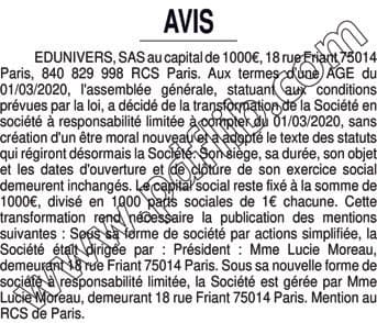 Contenu publication