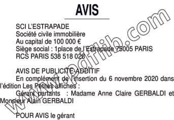 Contenu publication