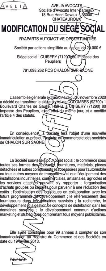 Contenu publication