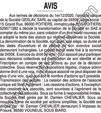 Contenu publication