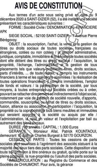 Contenu publication