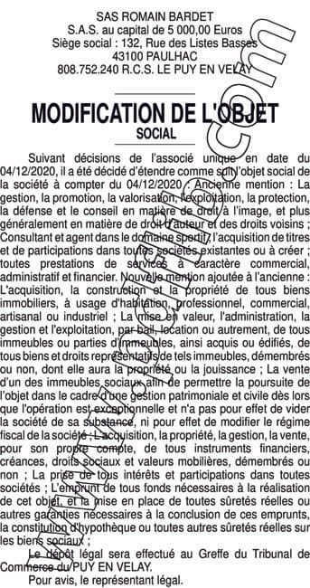 Contenu publication