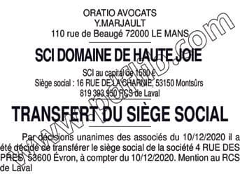 Contenu publication