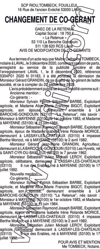 Contenu publication