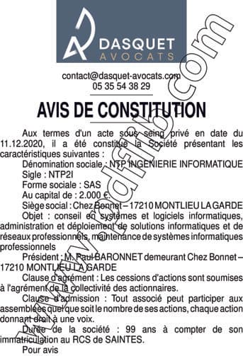Contenu publication