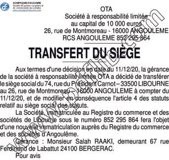 Contenu publication