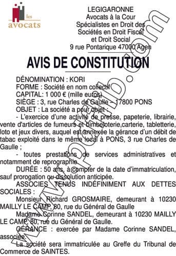 Contenu publication